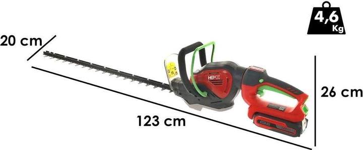 Actual product image Henx H36XZA24-G Battery hedge trimmer 40 V 61 cm Brushless Solo ( 7063702 ) - without battery, without (Cordless hedgecutters)