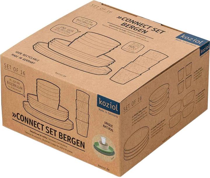 Produktbild Koziol Geschirrset CONNECT SET BERGEN (16 Stück)
