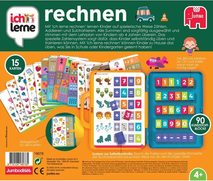 Image du produit Jumbo J'apprends à calculer (Allemand)