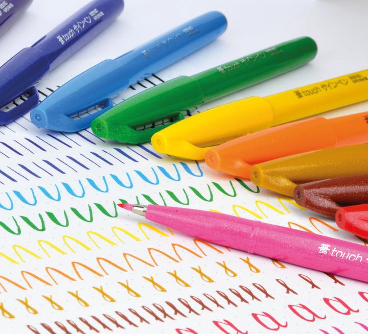 Actual product image Pentel Sign Pen Brush (Black, 1 x)