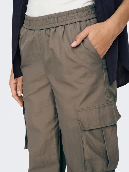 Produktbild JdY Weiter Beinschnitt Mittlere Taille Gummizug Hose Cargo-Hose (S)