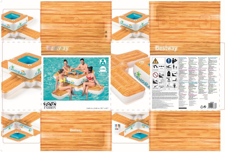 Actual product image Bestway Sandbar Island