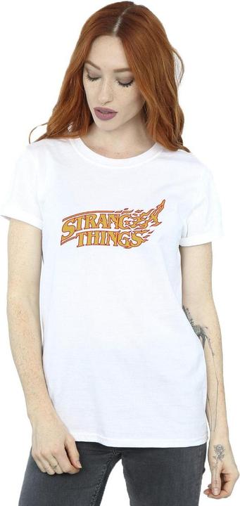 Immagine prodotto Netflix Stranger Things Logo Breaking Maglietta Ampia Donna (XXL)