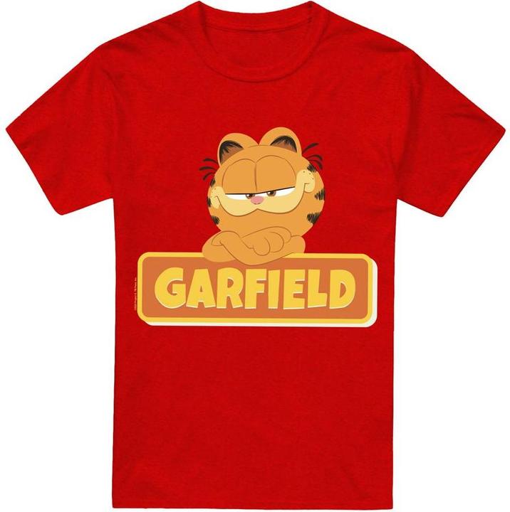 Actual product image Garfield Unisex Adult Logo T-Shirt (S)