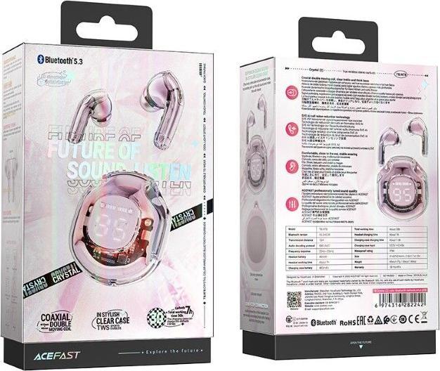 Actual product image Acefast T8 (NC, 7 h, Wireless)