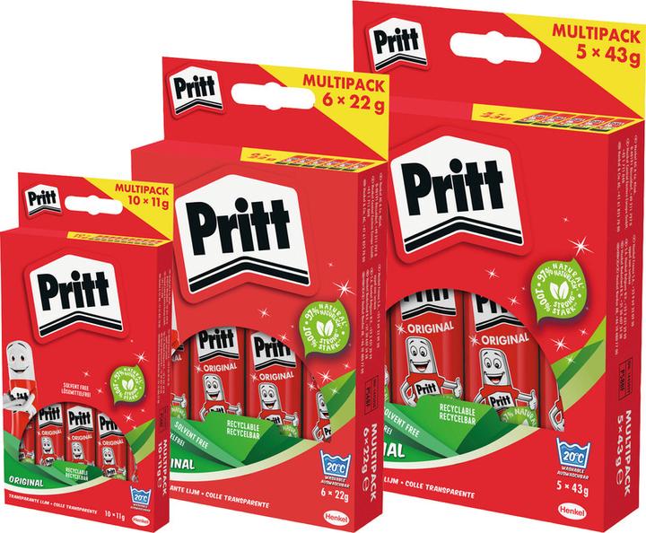 Actual product image Pritt Glue sticks