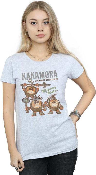 Actual product image Disney Womens/Ladies Moana Kakamora Mischief Maker Cotton T-Shirt (S)