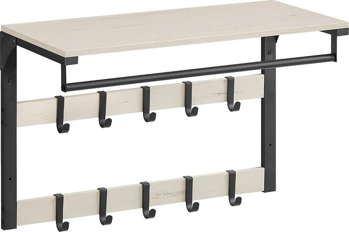 Produktbild Vasagle Wandgarderobe 10 Haken 65 cm x 42 cm
