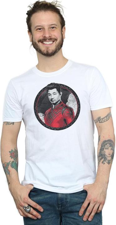 Actual product image Mens Shang-Chi And The Legend Of The Ten Rings Red Ring T-Shirt (3XL)