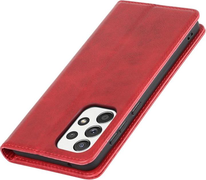 Actual product image Cover-Discount Galaxy A53 5G - Stand Flip Case Cover red (Samsung Galaxy A53 5G)