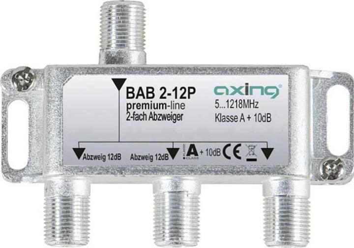 Produktbild Axing Kabel-TV Abzweiger (12 dB, Verteiler und Abzweiger)