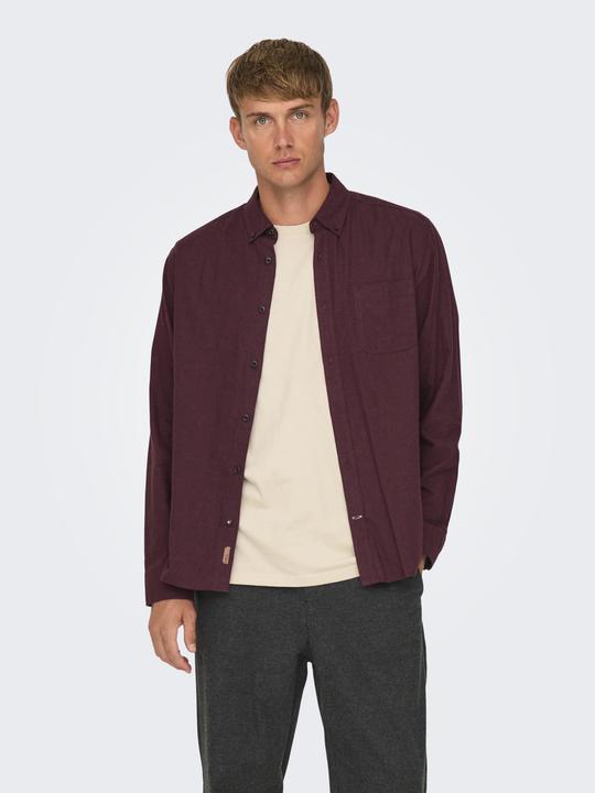 Produktbild Only & Sons Normal geschnitten Hemdkragen Hemd Hemd (XL)