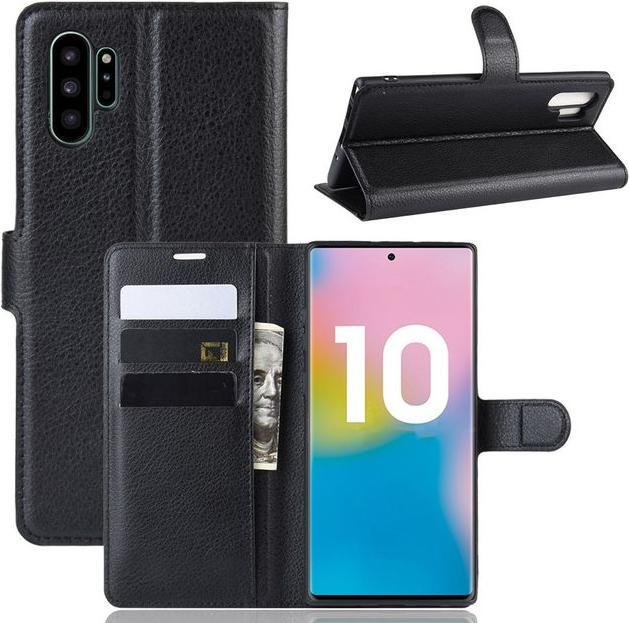 Immagine prodotto MU Classic Serie di copertine per libri in pelle Litchi (Samsung Galaxy Note 10+ 5G, Samsung Galaxy Note 10+)