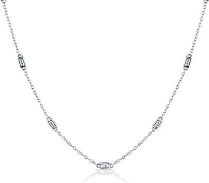 Immagine prodotto JVD - Charming silver necklace with zircons SVLN0518XK4BI45