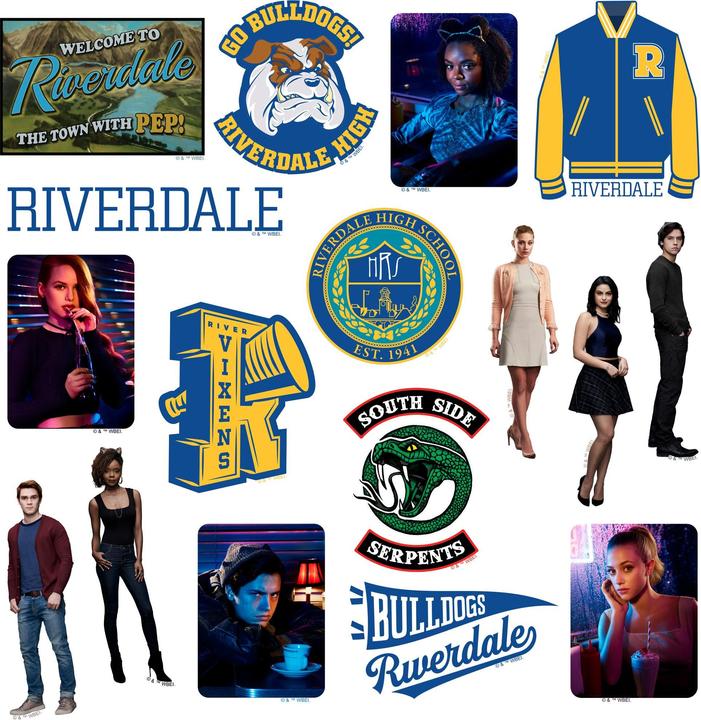 Produktbild Riverdale Aufkleber Deluxe 100erPack Vinyl