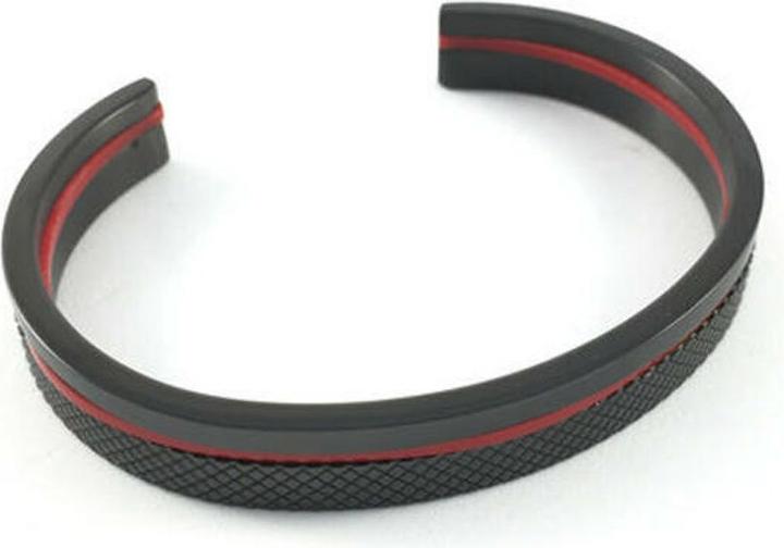 Guess Herrenarmreif CMB80802 (18 cm) (18 cm, Stahl)