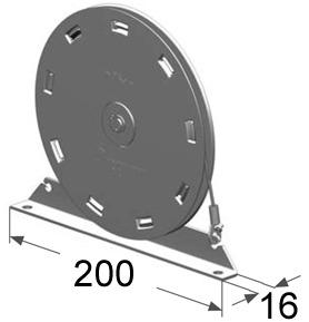 Image du produit Rehau Mécanisme d'équilibrage du poids C8 pour une utilisation verticale (1 pcs)