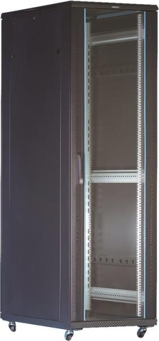 Image du produit Toten System G, 19 colių spintelė, 32U, 600x1000, stiklo priekinės durys, perforatas/ 19-G6032GP (32 HE, Rack 19 pouces)