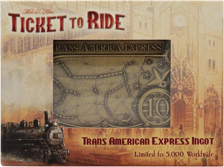 Produktbild Fanattik Ticket to Ride Metallbarren Trans America Express Limited Edition