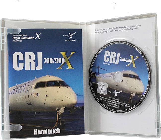 Immagine prodotto Aerosoft CRJ 700/900 X Componente aggiuntivo di Microsoft Flight Simulator X (PC, EN)
