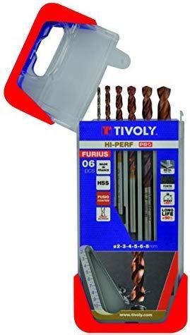 Actual product image Tivoly Metal drill set FURIUS HSS Clipster PRO 6pcs. Ø2-8mm (Ø2-8mm)