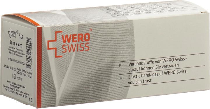 Wero Swiss Fix Elastische Gazebinde weiss