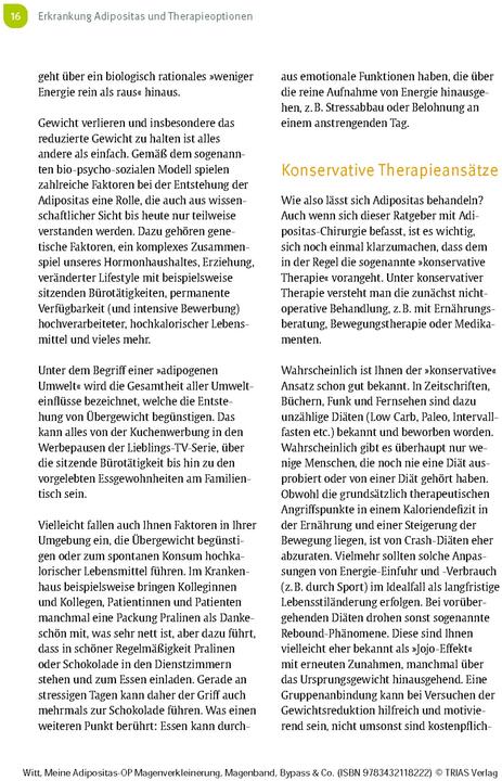 Produktbild Meine Adipositas-OP. Magenverkleinerung, Magenband, Bypass & Co (Deutsch, Victoria Dorothea Witt, 2024)