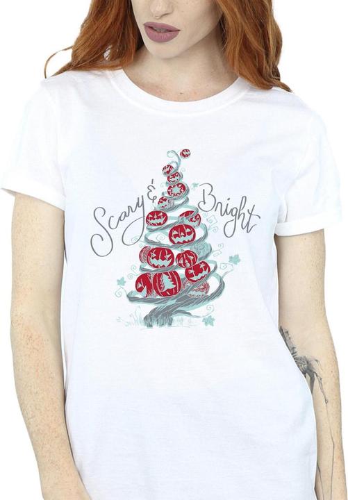 Immagine prodotto Disney The Nightmare Before Christmas Scary & Bright Maglietta Ampia Donna (5XL)