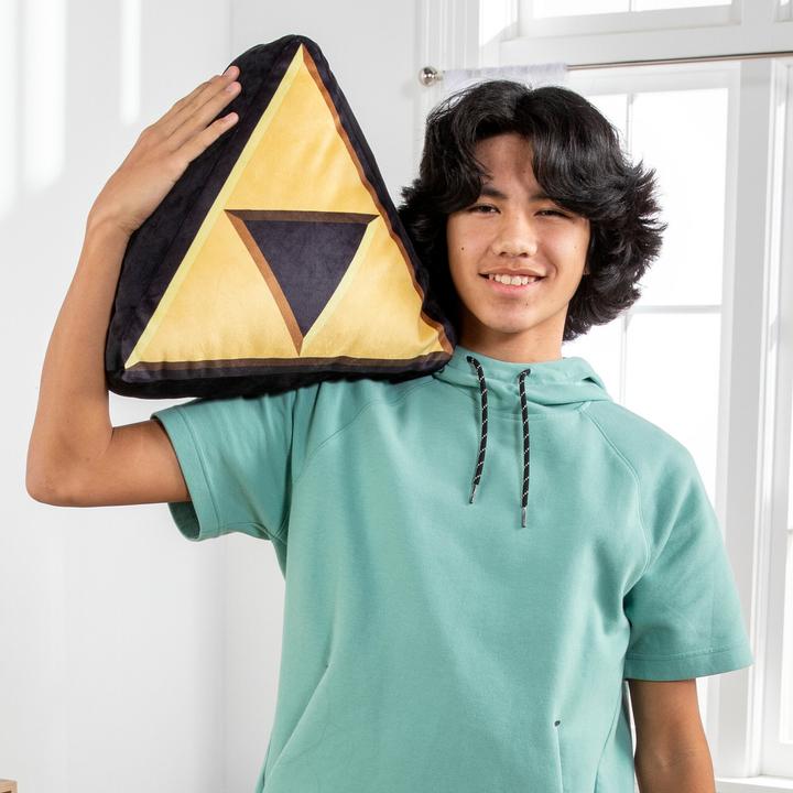 Actual product image Tomy The Legend of Zelda Mocchi-Mocchi plush figure Triforce 37 cm (44 cm)