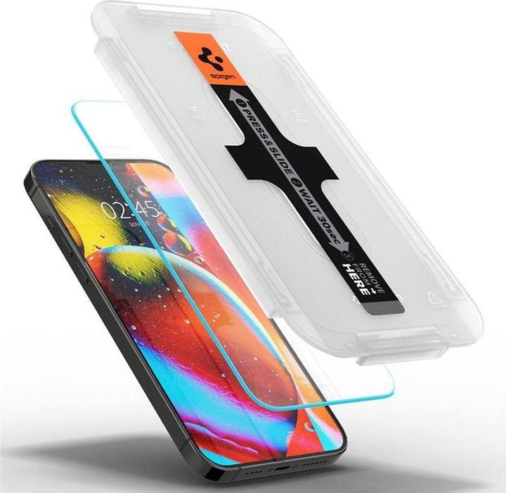 Actual product image Spigen Glas.tR EZ Fit (2 Piece, Apple iPhone 13, Apple iPhone 13 Pro)