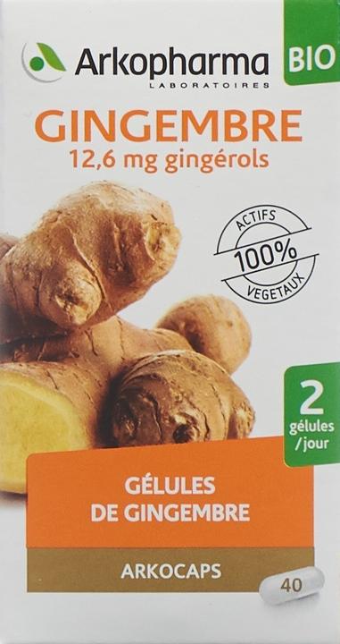 Produktbild Arkopharma Arkocaps Bio Ingwer Kapseln (40 Stück, Kapseln, 42 g)