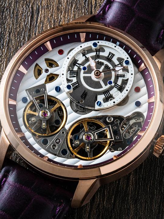 Immagine prodotto Thomas Earnshaw ES-8273-06 Brewster Double Barrel Automatic 42 mm (Orologio da polso analogico, 42 mm)