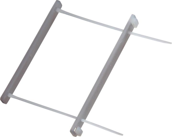 Produktbild Leitz Archiv-Abheftbügel, farblos, zweiteilig aus Kunststoff, Füllhöhe: 60 mm, mit Deckschiene