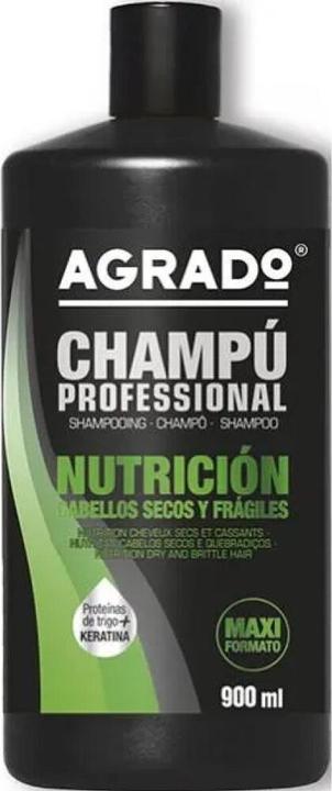 Image du produit Agrado Shampooing Nutritif Professionnel pour Cheveux Secs 900ml (900 ml)