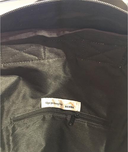Actual product image Bekos Upcycling - Daypack from recycled feed sacks Pig