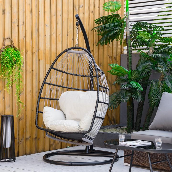 Actual product image Outsunny Hanging chair with cushion (160 kg)