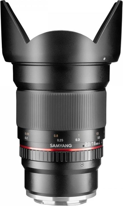 Image du produit Samyang 16mm f/2 ED AS UMC CS - Sony E (Sony E, APS-C / DX)