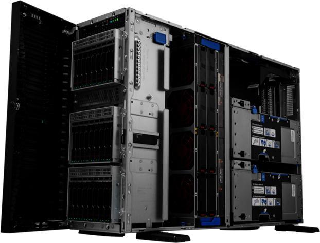 Produktbild HPE ProLiant ML350 Gen11 4410Y 12-core 1P -R VROC 4LFF RPS Server (Intel Xeon Silver 4410Y, 32 GB, Tower Server)