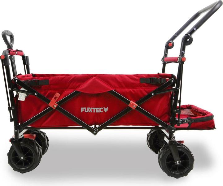 Produktbild Fuxtec Strand-Bollerwagen FX-CTB800 mit UV-geschütztem Sonnendach,Schiebegriff & Innenraumverlängeru