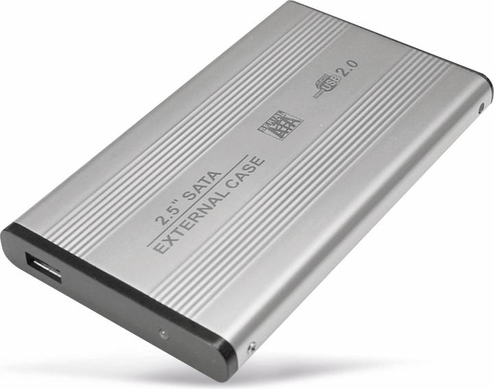 LogiLink UA0106A - Boîtier pour disque dur 2,5 SATA USB 3.0 Argent (2.5")