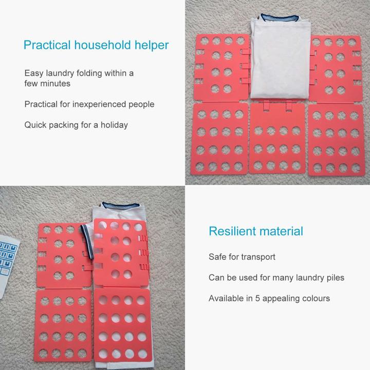 Image du produit Intirilife Planche de pliage du linge Aide au pliage des vêtements
