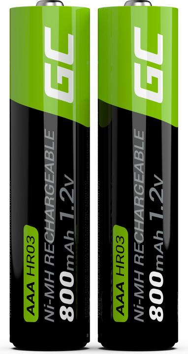 Image du produit GreenCell GR08 Wiederaufladbarer Akku AAA (2 pcs, AAA, 800 mAh)