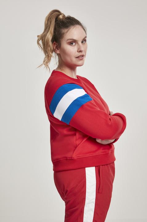 Actual product image Urban Classics Ladies Sleeve Stripe Crew (XL)