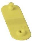 Actual product image Zebra Clip Closure Kit, yellow