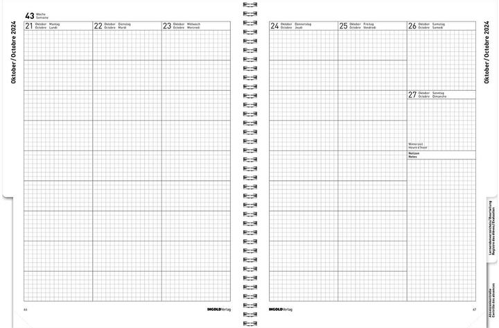 Actual product image Agenda Edition Spiral Flex (23 x 30.5 cm, German, French)