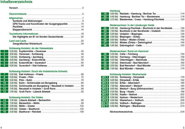 Nährwerte und Zutaten Fernwanderweg E1 - Deutschland Nord (Deutsch, Martin Marktl, 2022)