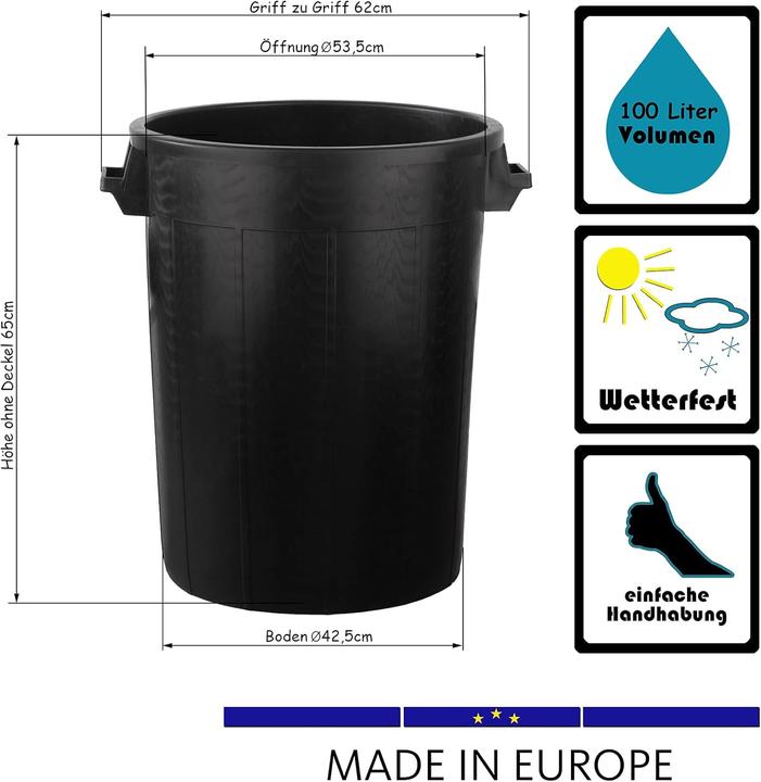 Produktbild BigDean Universaltonne (100 l)