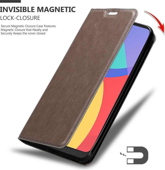 Actual product image Cadorabo Book Invis. Magnet sleeve (Alcatel 1S (2021))