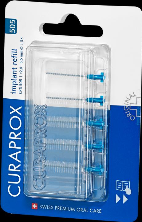 Produktbild Curaprox CPS 508 Implant Interdentalbürsten refill black (4 x, 8.50 mm)