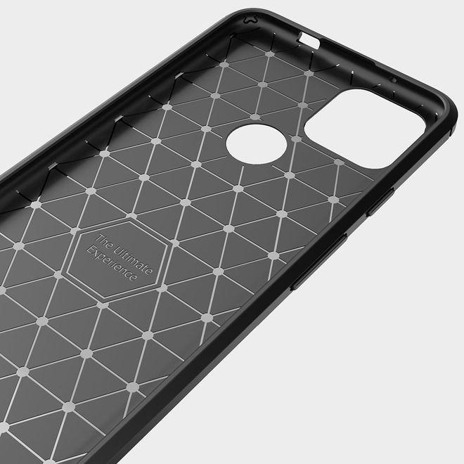 Actual product image MU Style Carbon Fiber TPU Softcase Series (Google Pixel 5a)